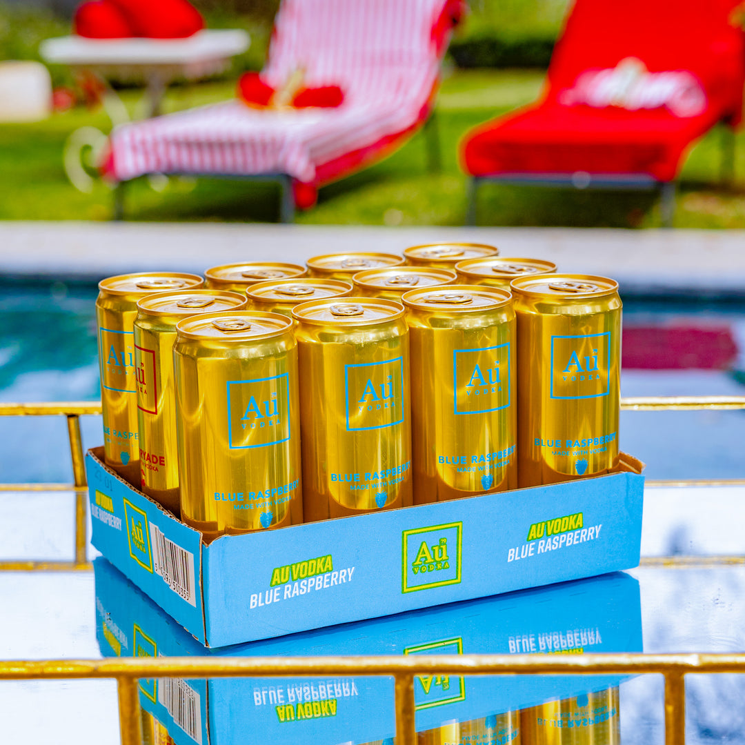 Au Vodka Blue Raspberry PreMixed Cans Au Vodka Germany & Netherlands
